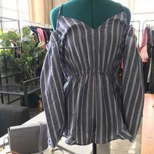 The Fifth Label "Pixel Stripe" Playsuit/Romper